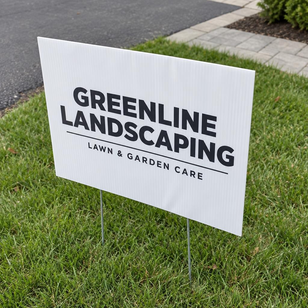 Bag Signs printed by mobileprinter.ca