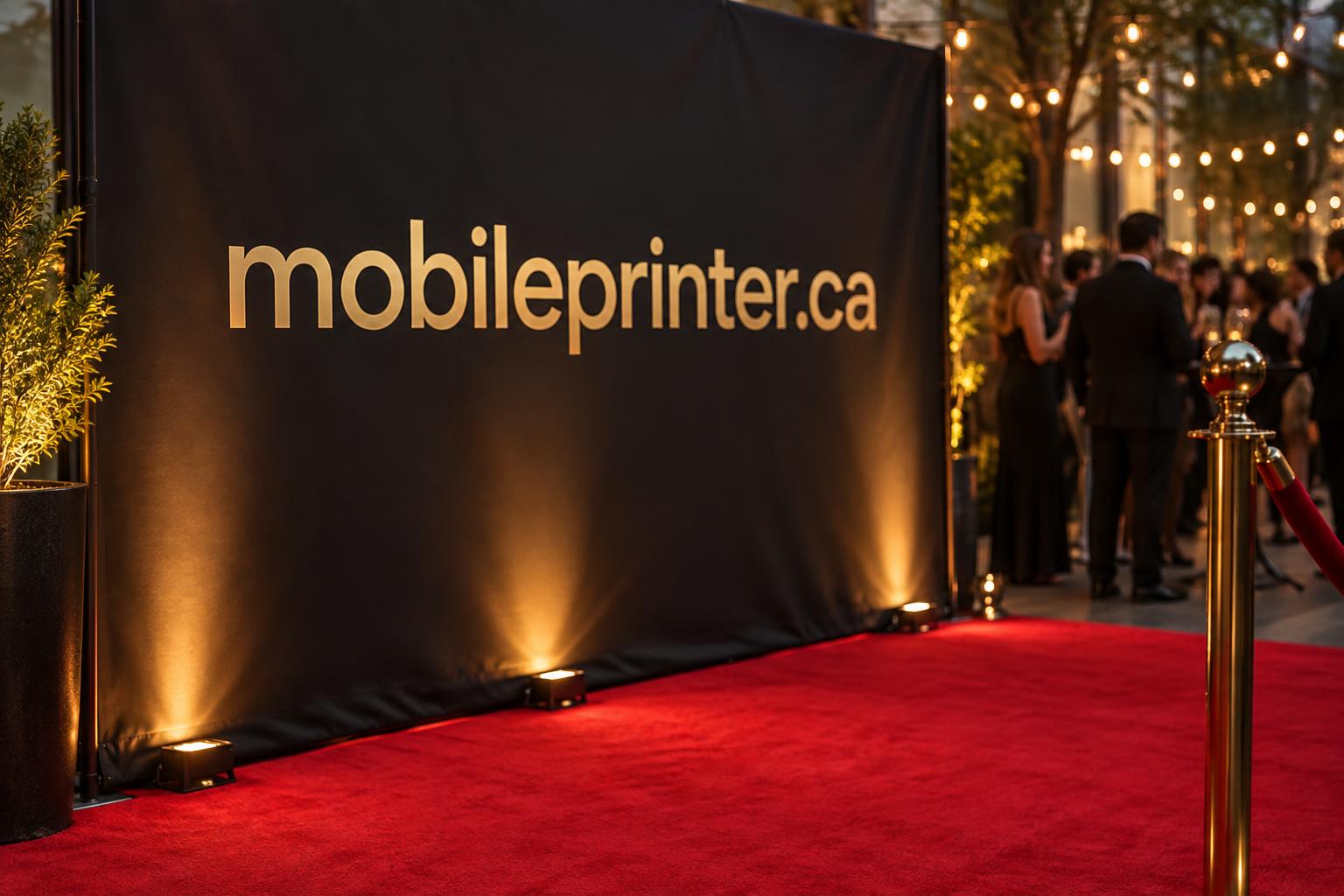 Wall Display printed by mobileprinter.ca